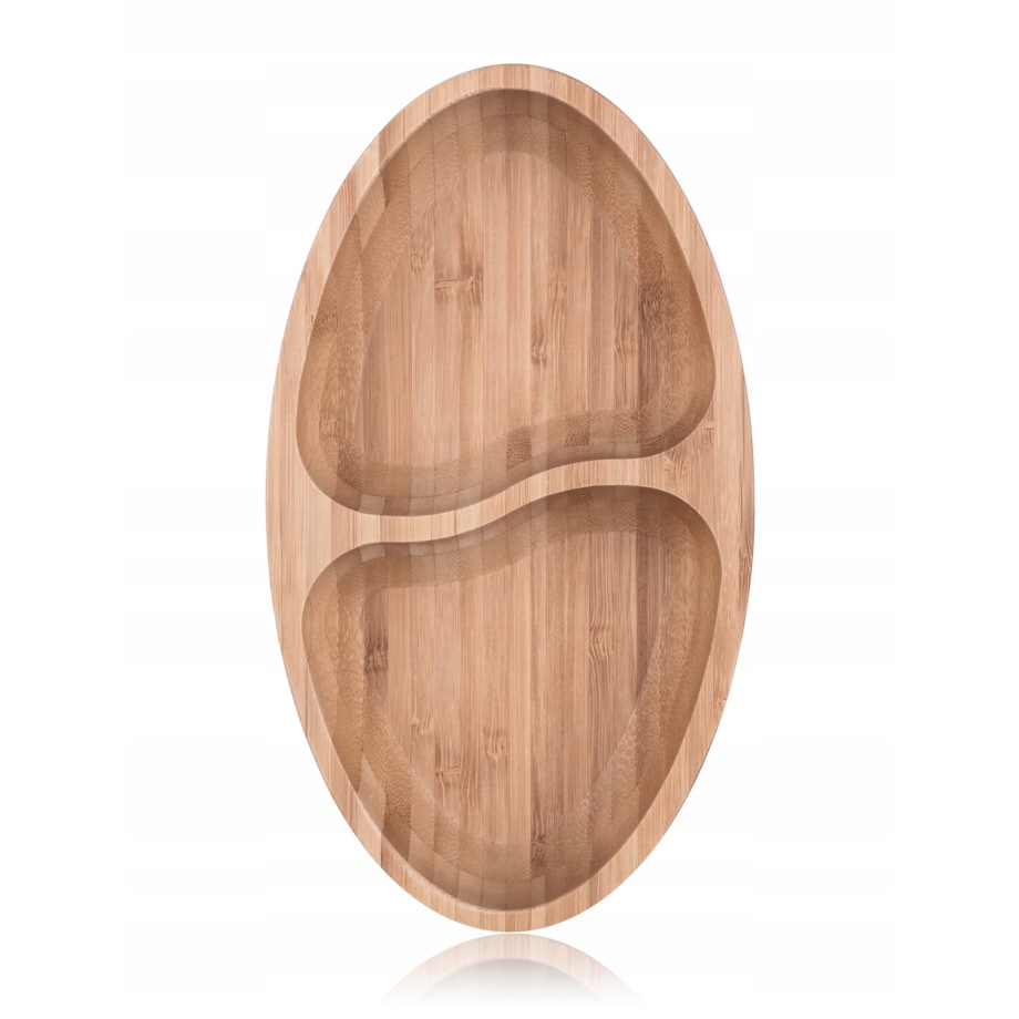 BAMBUSOWA SALATERKA na przekąski orzeszki ciastka na stół miska talerz