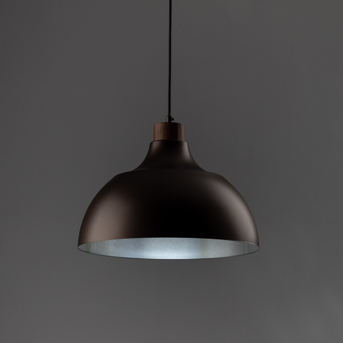 Lampa wisząca TK Lighting CAP BROWN 6926 brązowa E27 34 cm, regulowana wysokość do 170 cm