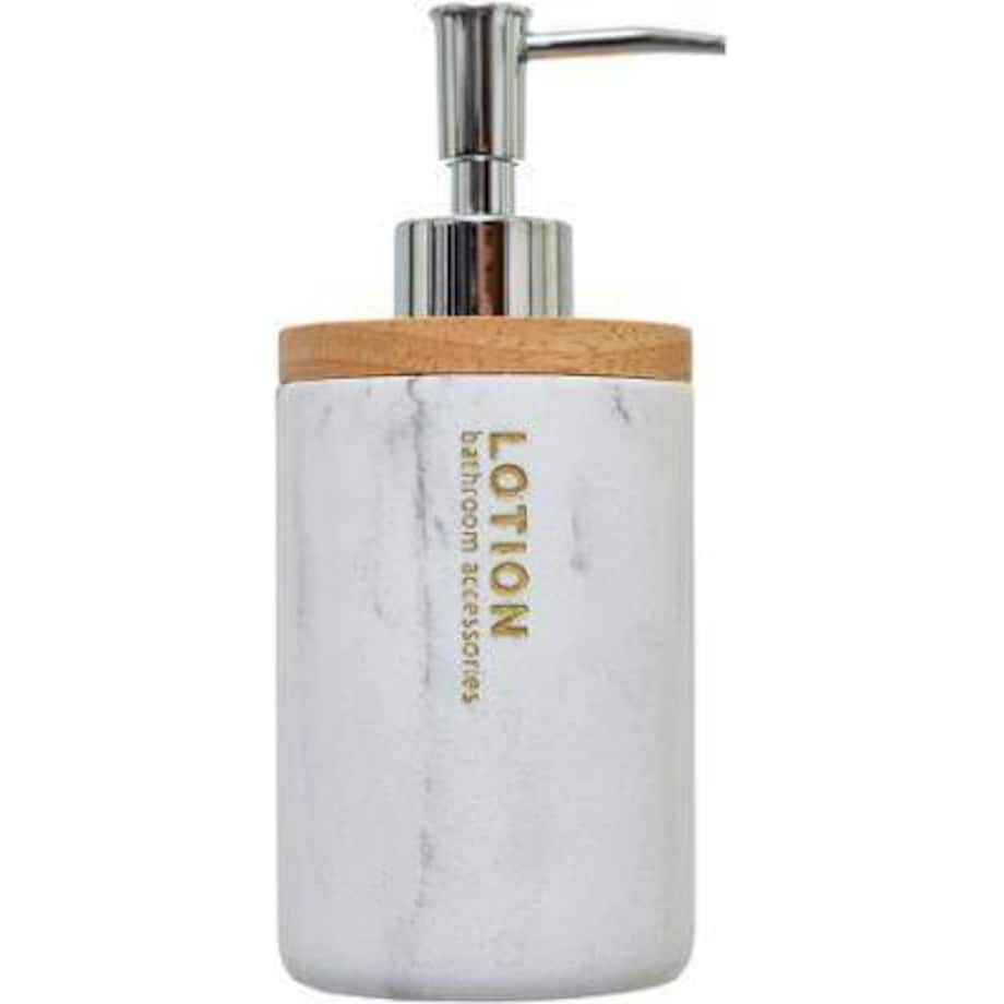 Dozownik na mydło w płynie LEA, wzór marmuru