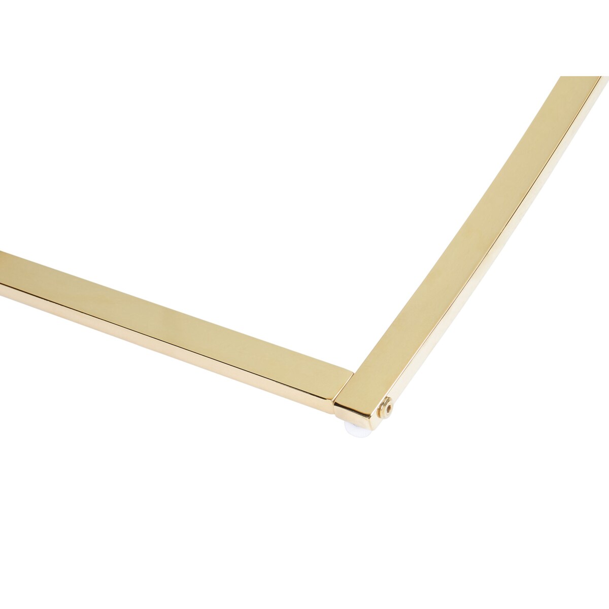 Stolik kawowy RINGGOLD Szkło hartowane Złoty