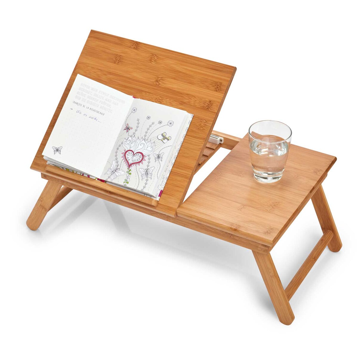 Stolik śniadaniowy, podstawka pod książkę, 55x33 cm, ZELLER