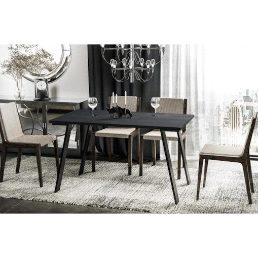 Stół rozkładany LIWIA 130(210)x80 beton ciemny