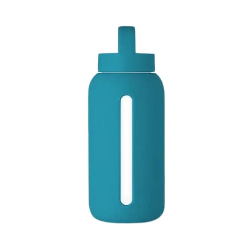 MUUKI DAILY BOTTLE szklana butelka na wodę 720 ml, Tahiti Blue