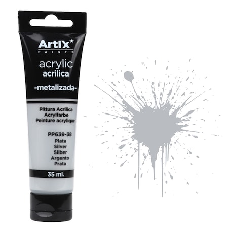 farba akrylowa silver artix pp639-38, 35ml