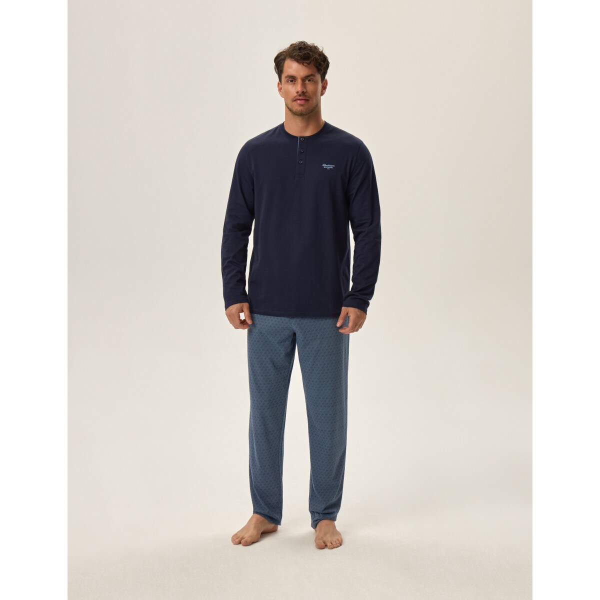 Piżama Hale 41917-59X Granatowa Granatowy, M