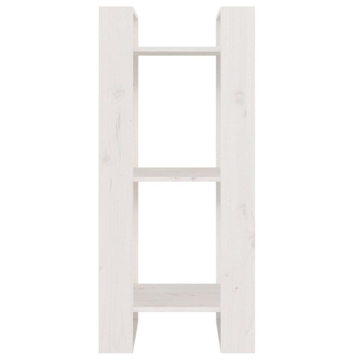 vidaXL Regał na książki/przegroda, biały, 41x35x91 cm, sosnowy