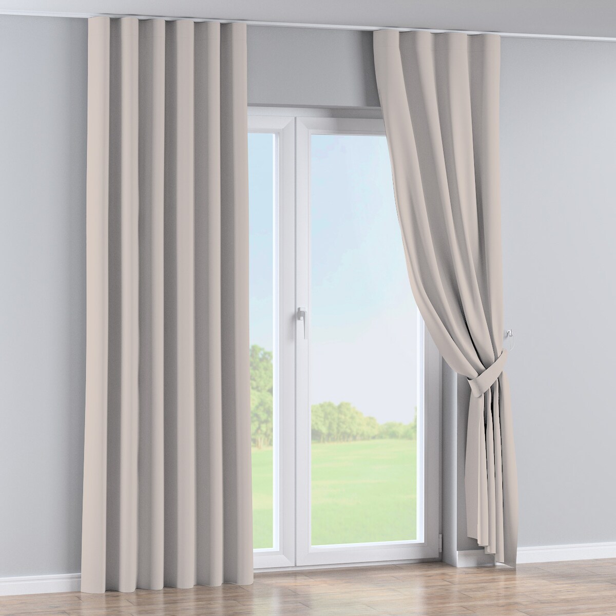 Zasłona na taśmie wave 130x245 kaszmirowy