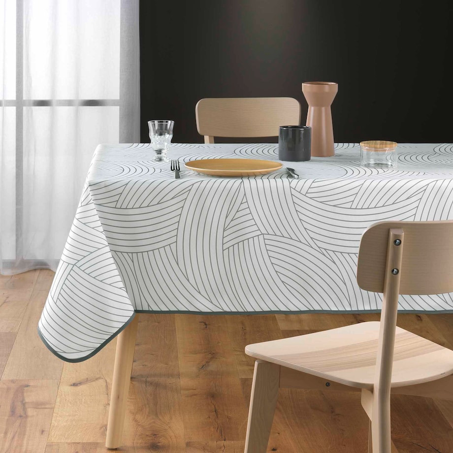 Obrus poliestrowy z nadrukiem LINEA, 150 x 200 cm