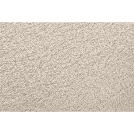 KONSIMO TAGIO Skandynawska pufa z kremowej tkaniny jagnięcej