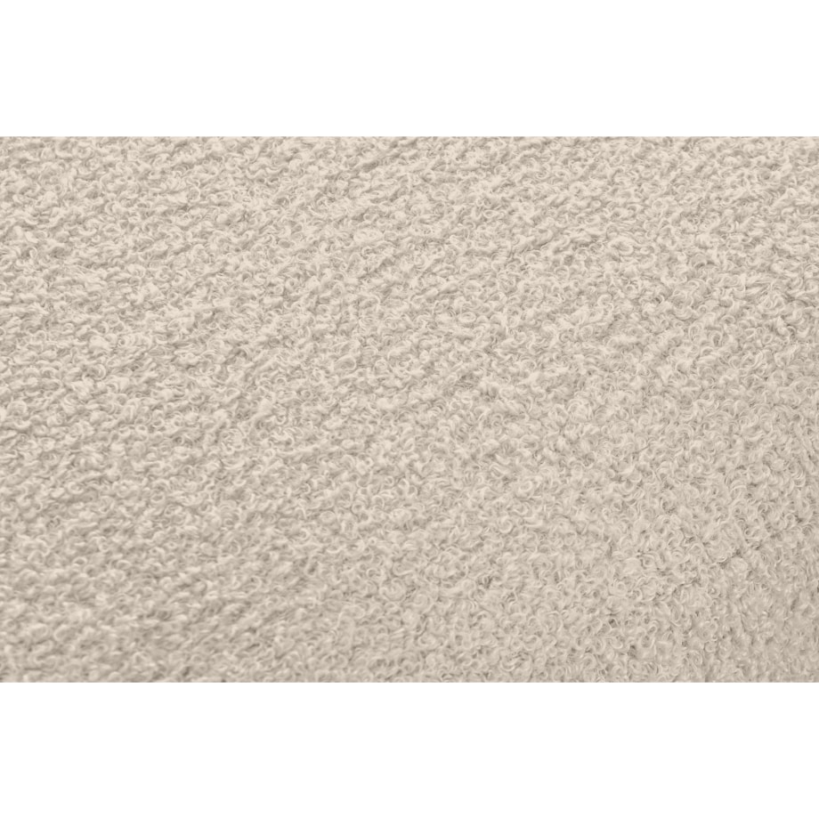 KONSIMO TAGIO Skandynawska pufa z kremowej tkaniny jagnięcej