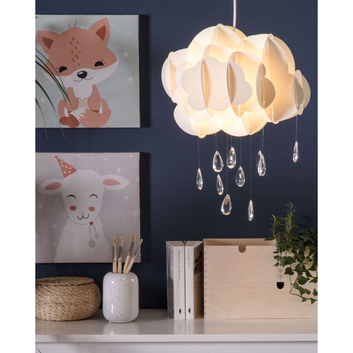 Lampa wisząca AILENNE Biały