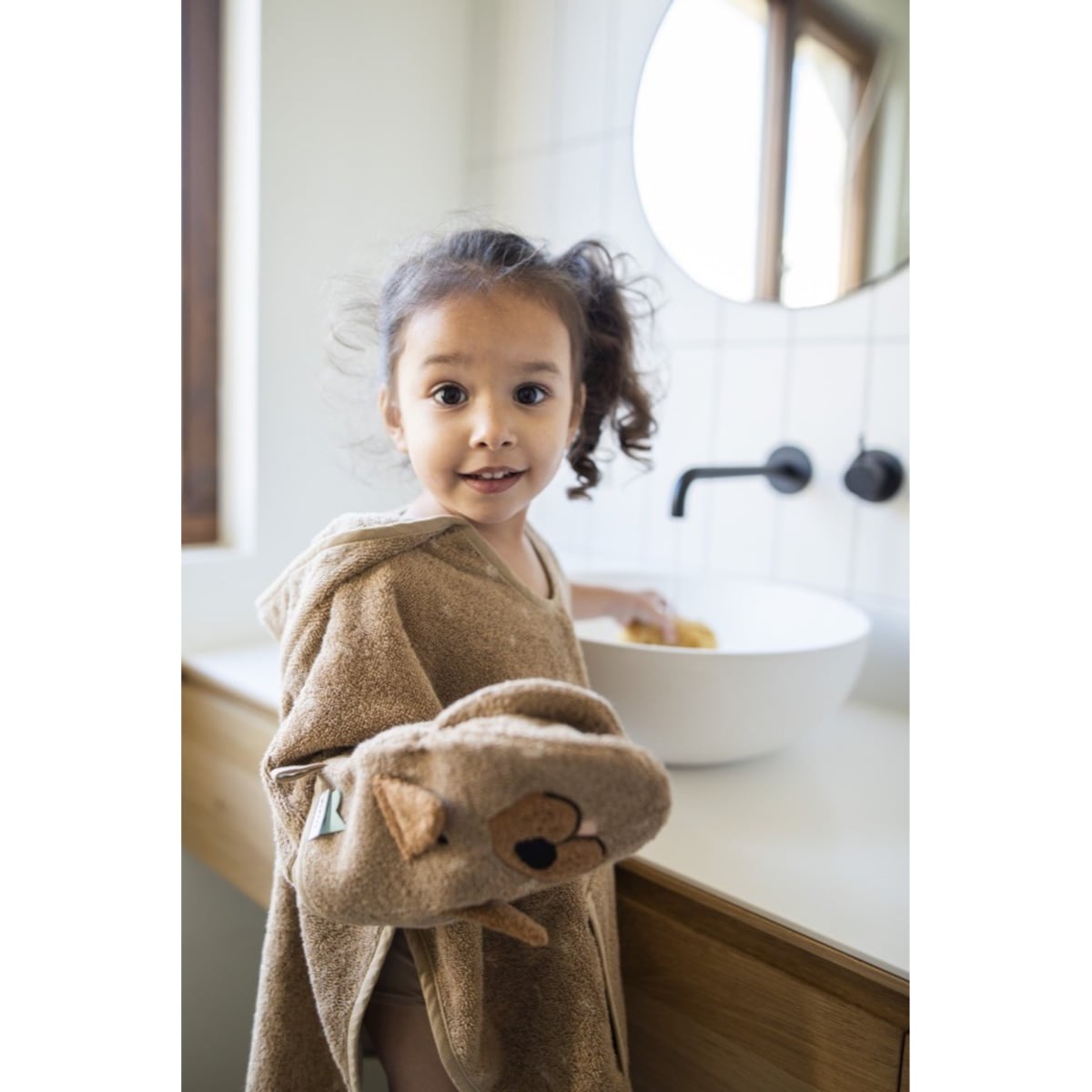 Ponczo Kąpielowe z Kapturem - Pies