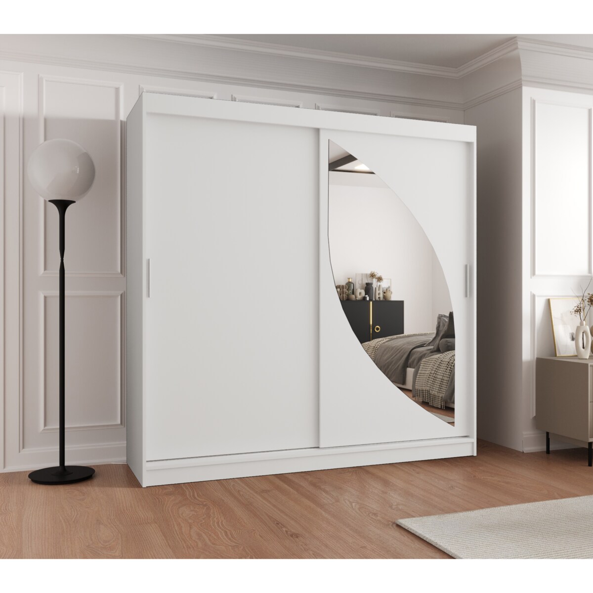 Szafa przesuwna MILO 200 biały