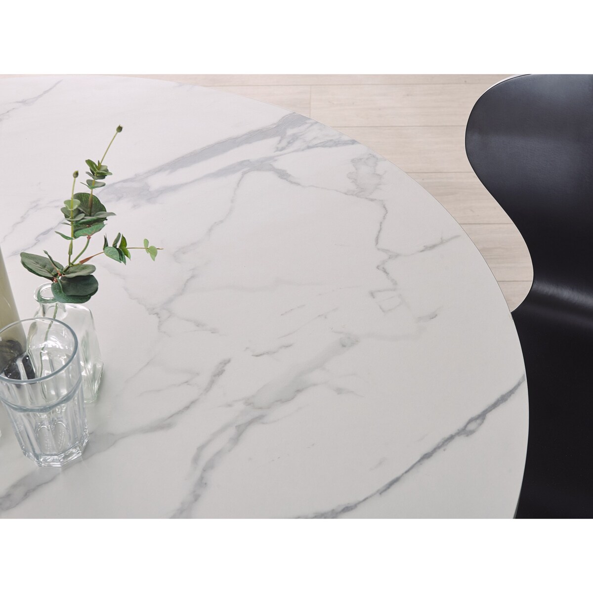 Stół do jadalni ODEON Biały 120 cm 120 cm