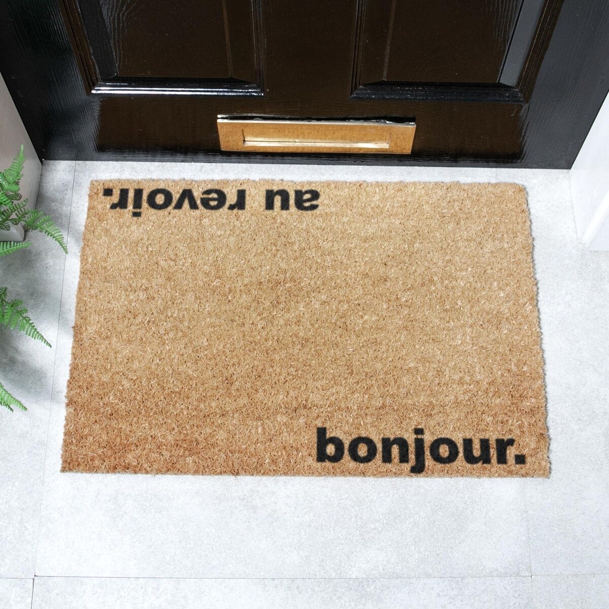 Wycieraczka Bonjour Aurevoir