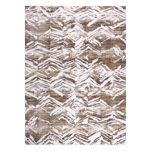 Dywan AKRYL DIZAYN 121 beż / zielony 80x150 cm