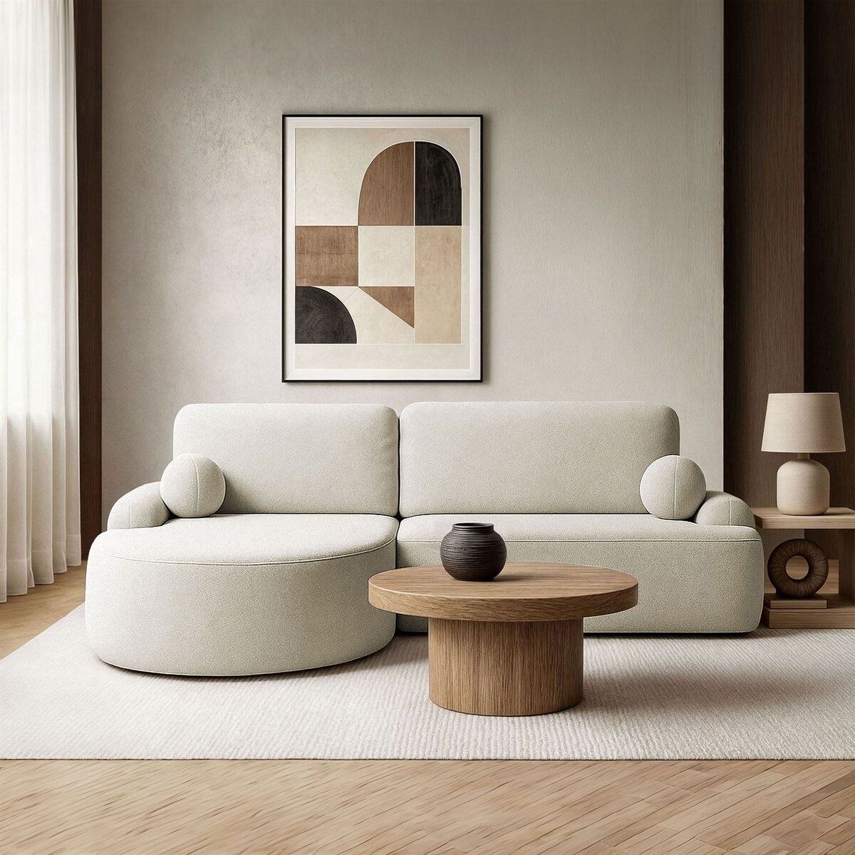 Zaokrąglony narożnik CLEO z funkcją spania, wersja lewa, Quelle 03