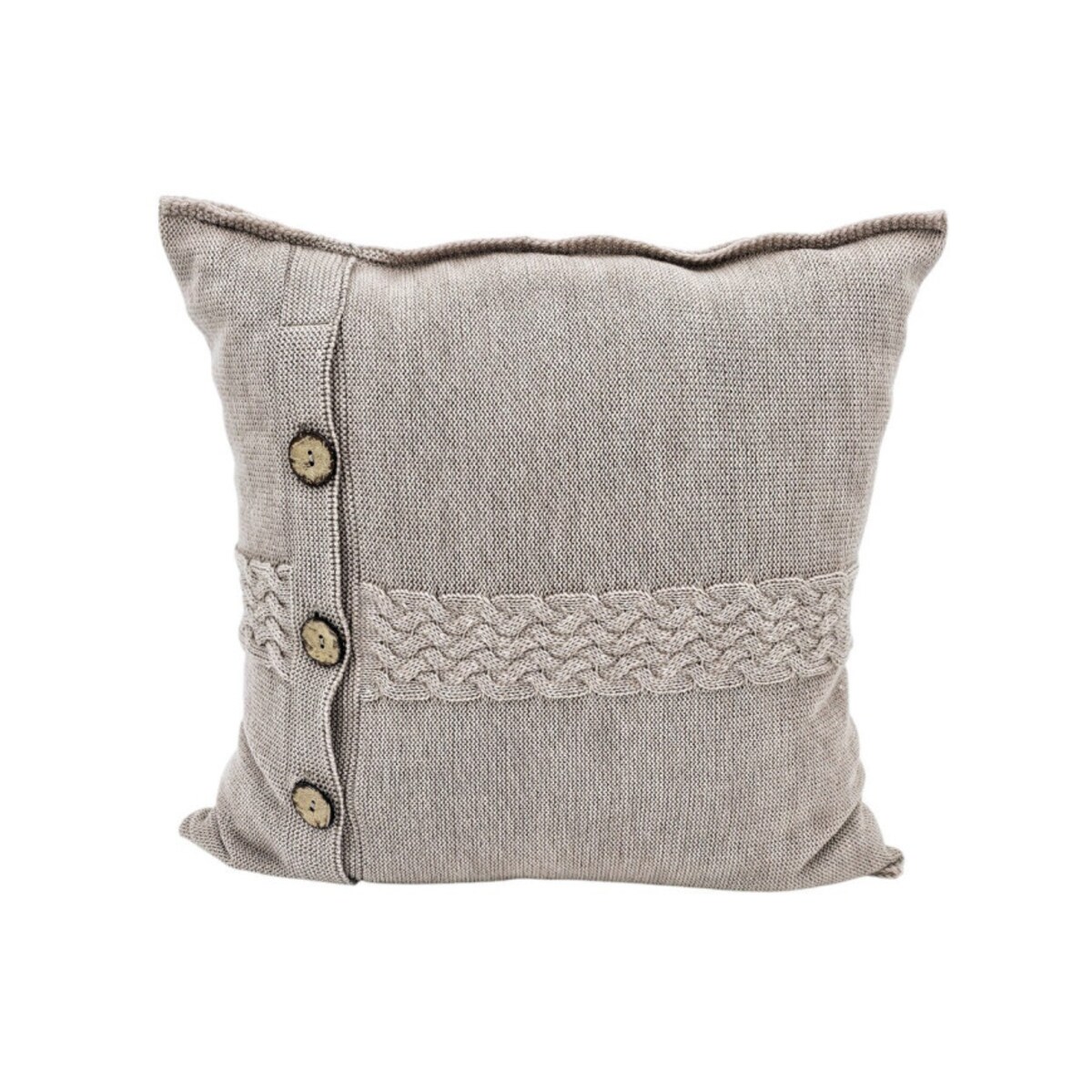 Poszewka dzianinowa na poduszkę z wełny Merino 45x45 cm – FLORENCE NUDE