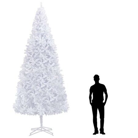 vidaXL Sztuczna choinka, 400 cm, biała