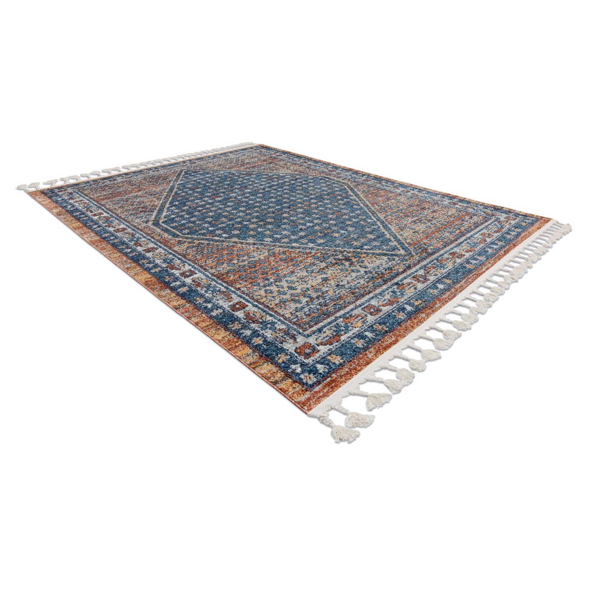 Dywan nowoczesny BELLE BG58A granat / beż 140x190 cm