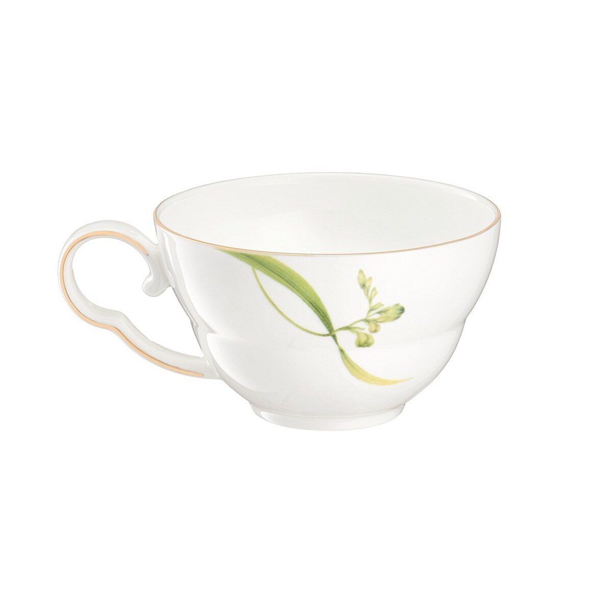 VILLA ITALIA Filiżanka do herbaty porcelanowa 200 ml ze spodkiem AROMA di FRESIA