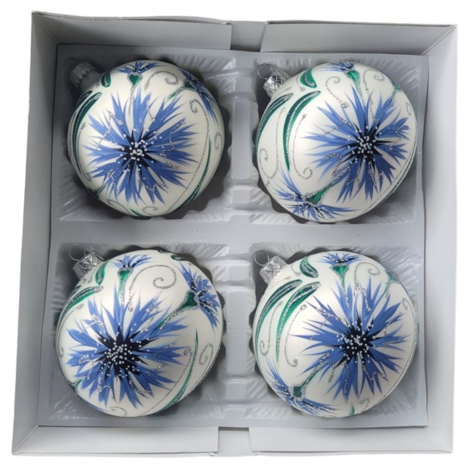 Bombka szklana 4 szt. FIORDALISI Ø 100 mm