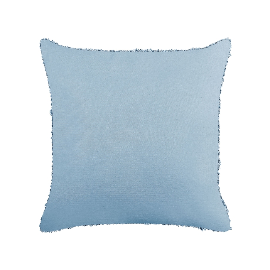 2 poduszki dekoracyjne bawełniane tuftowane 45 x 45 cm niebieskie RHOEO