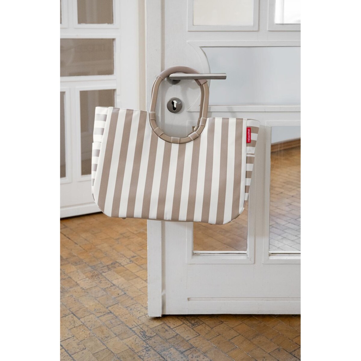 Torba LOOPSHOPPER L, summerstripes coffee