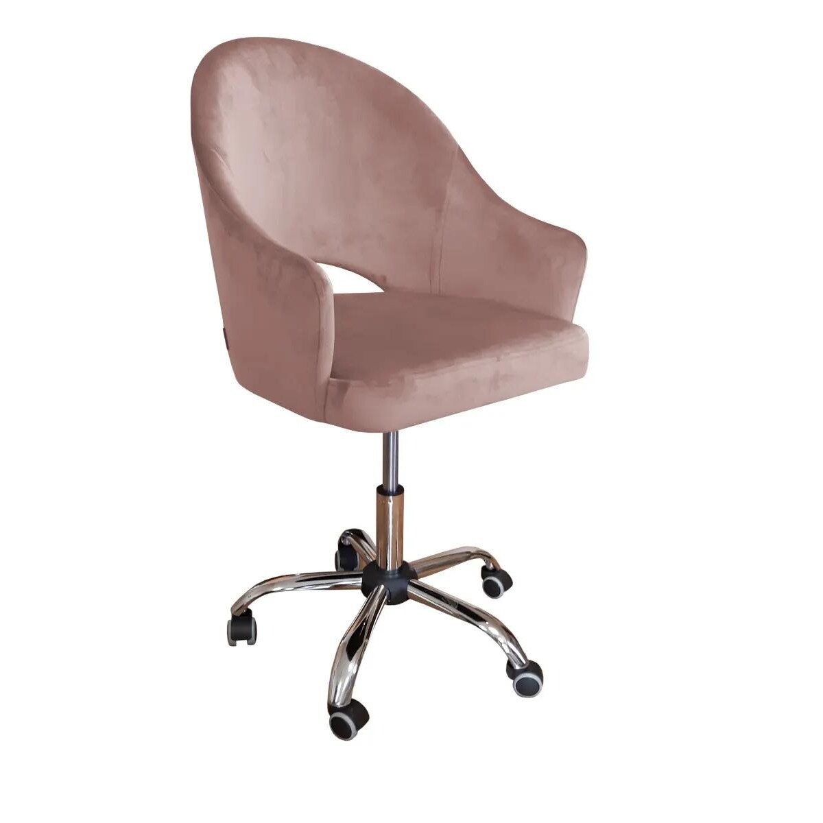 Fotel JENISEJ VELVET różowy