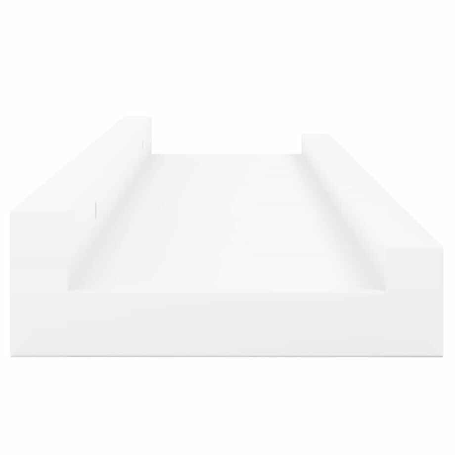 vidaXL Półki ścienne, 4 szt., białe, 60x9x3 cm