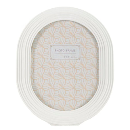 Owalna ramka ze sztukaterią, 20 x 25 cm