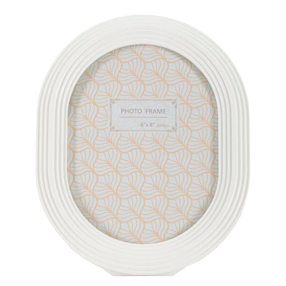 Owalna ramka ze sztukaterią, 20 x 25 cm