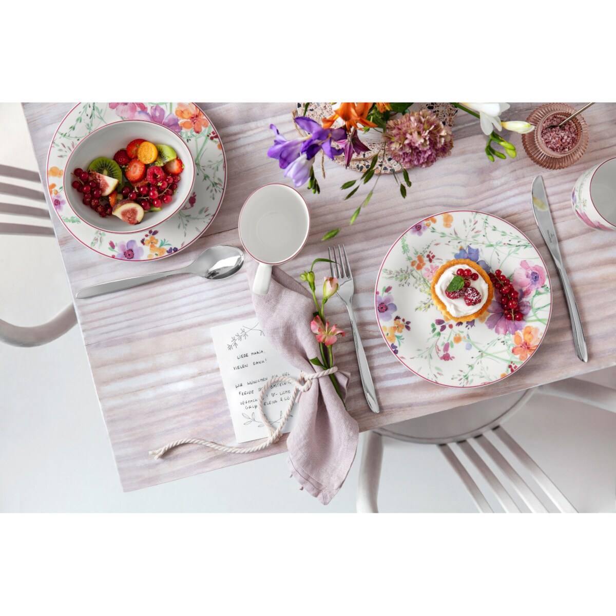 Talerz śniadaniowy Mariefleur Basic, 21 cm, Villeroy & Boch