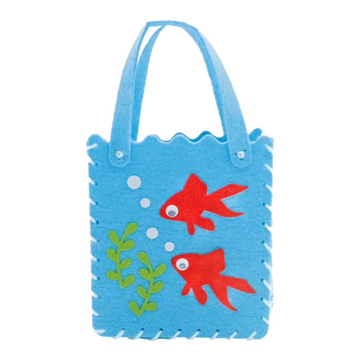 Kolorowe torebki - filcowy zestaw do szycia DIY - 6 elementów