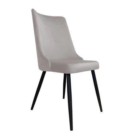 Krzesło CYPRIAN VELVET jasno szary