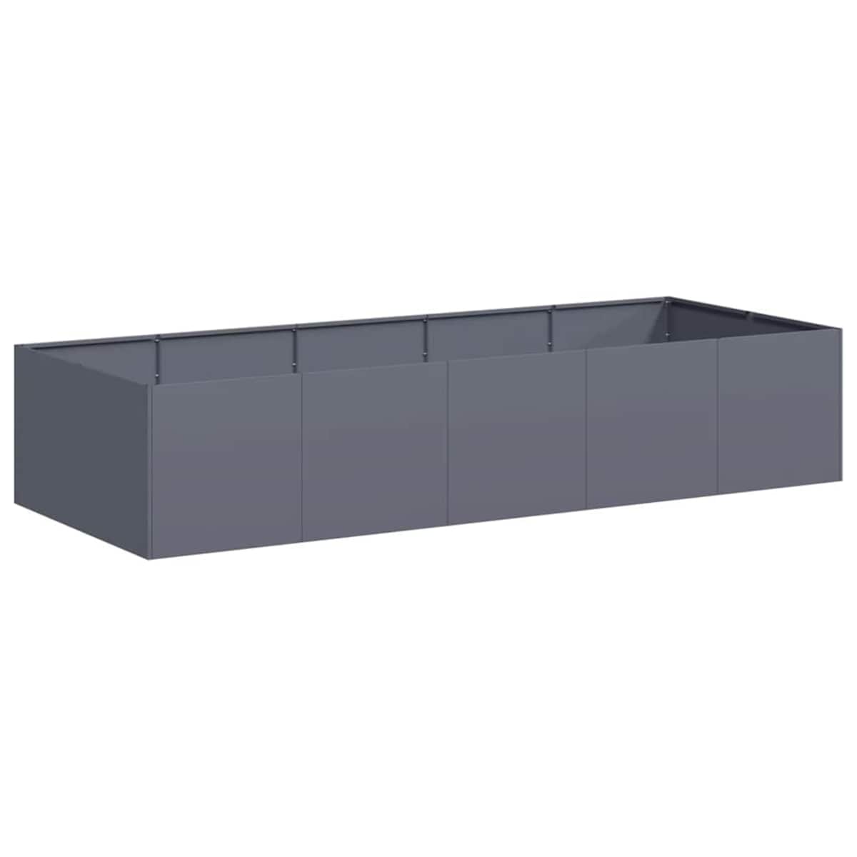vidaXL Doniczka Antracyt 200x80x40 cm Stal