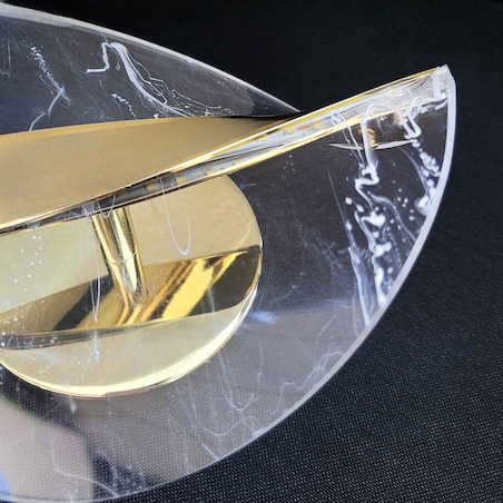 Kinkiet G128-W Led Złoty, Metal