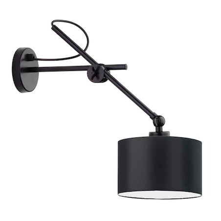 Kinkiet przegubowy lampa ścienna lampa na ścianę regulowany z abażurem walec MODERN
