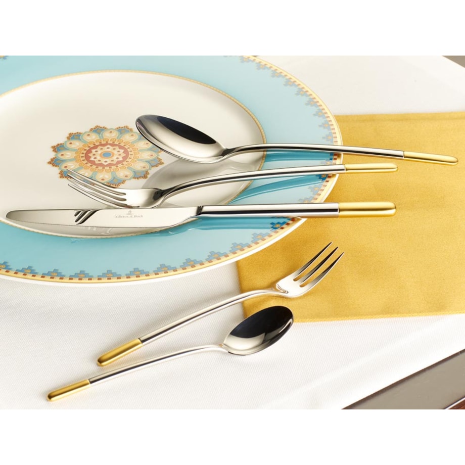 Zestaw sztućców Ella partially gold plated, 30 el, Villeroy & Boch