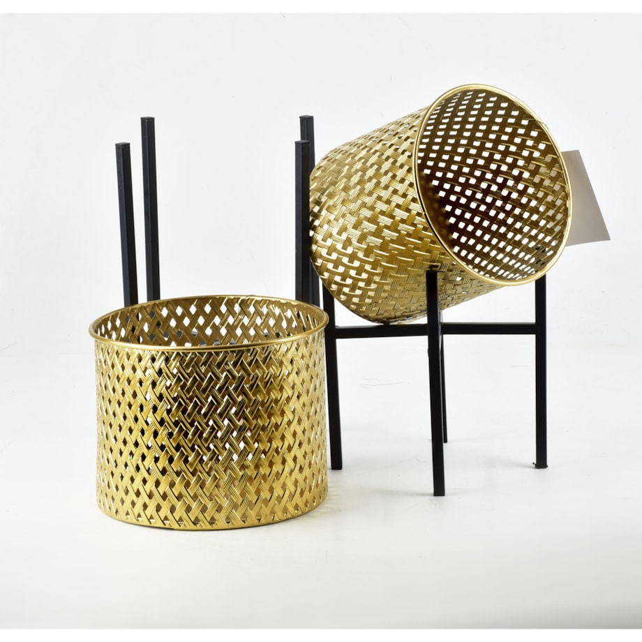 SWEN Komplet 2 doniczek 20xh36,5cm, 18xh29cm