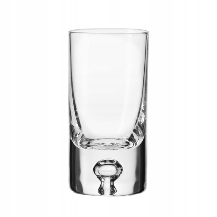 Kieliszki do Wódki Tequili Lagrima Krosno 6 szt 30 ml Proste z Grubym Dnem