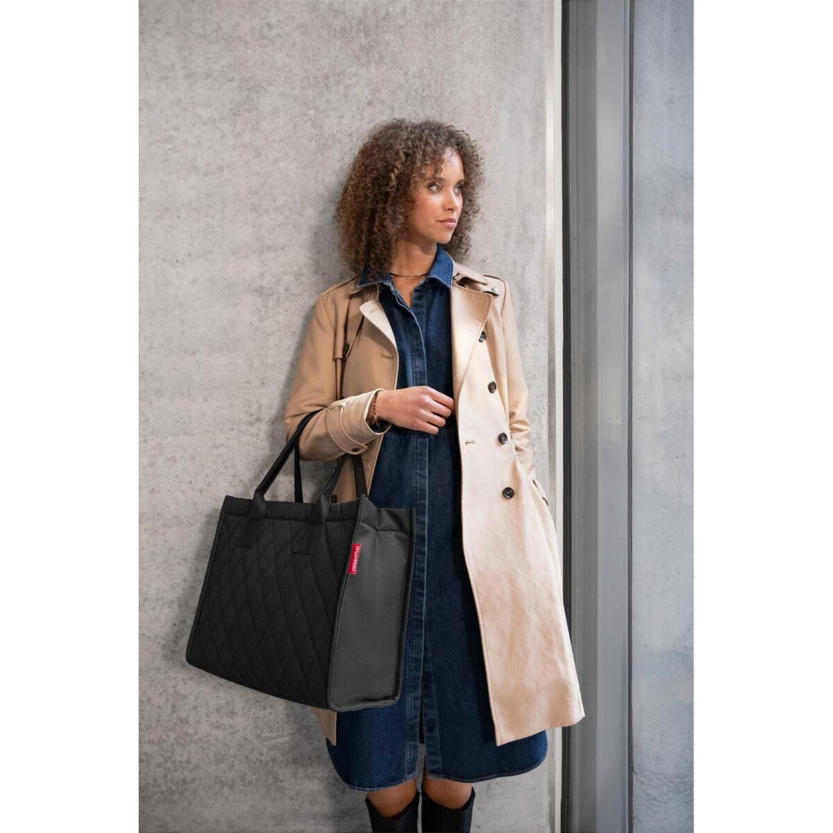 Torba DAILY SHOPPER BUSINESS, rhombus black