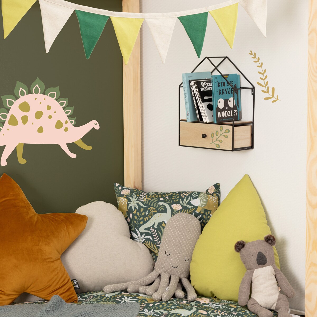 Zestaw naklejek Amazing Dino Land, 130x100 cm