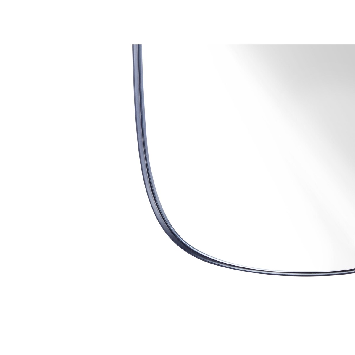 Lustro ścienne CERGY 39 cm 95 cm Metal Czarny