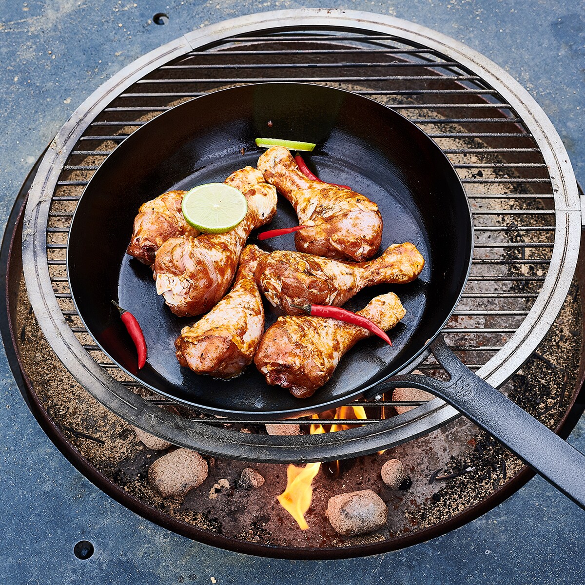 Patelnia Black Steel - stal węglowa - 20 cm / BK