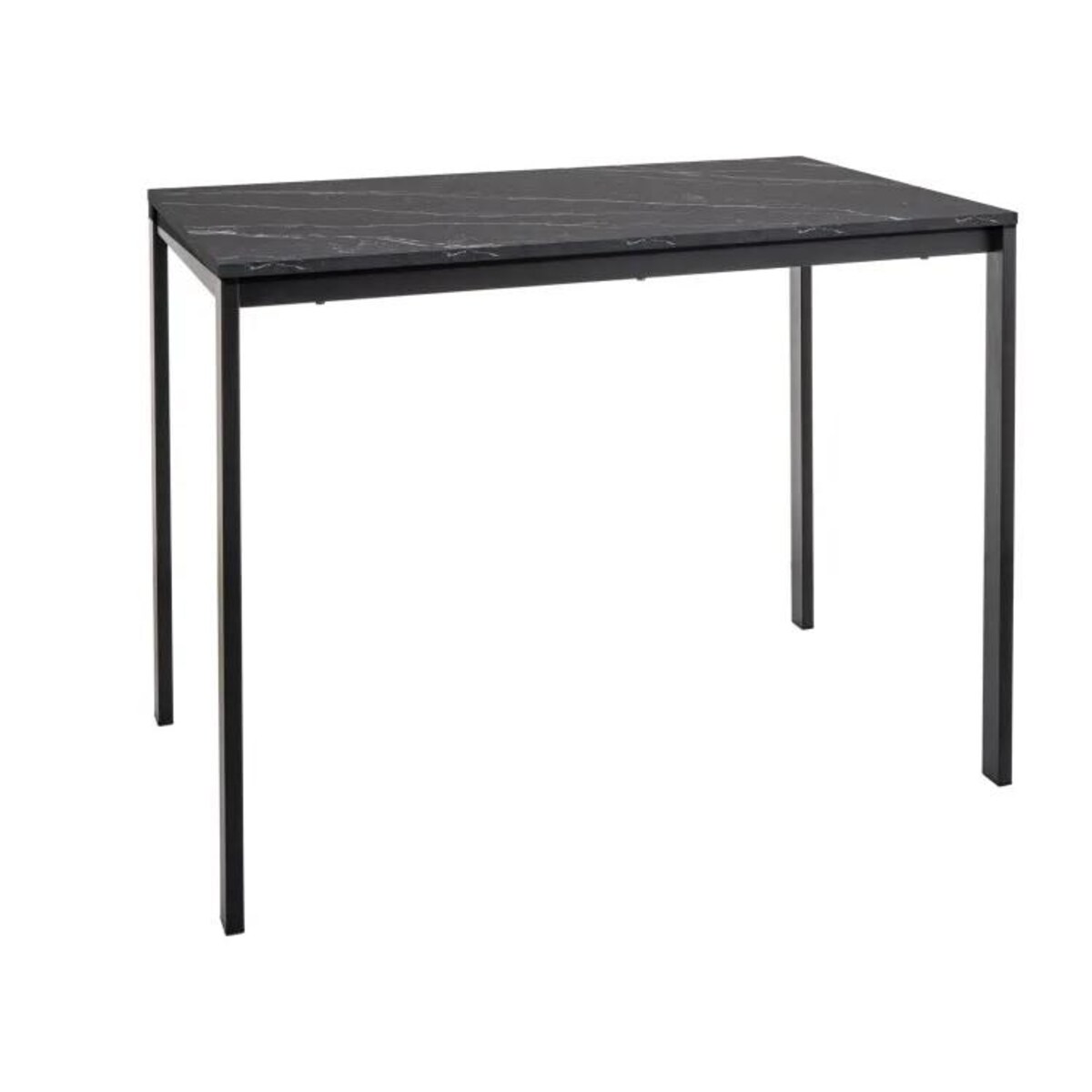 Stół MARIO 100x60 czarny marmur/czarny