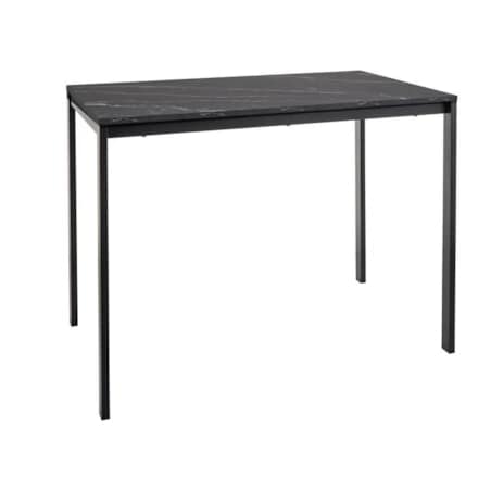 Stół MARIO 100x60 czarny marmur/czarny