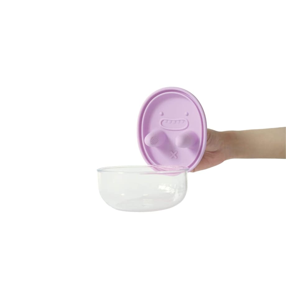 MONCHI FINGER SNACK BOWL innowacyjny pojemnik na przekąski, Lavender Purple