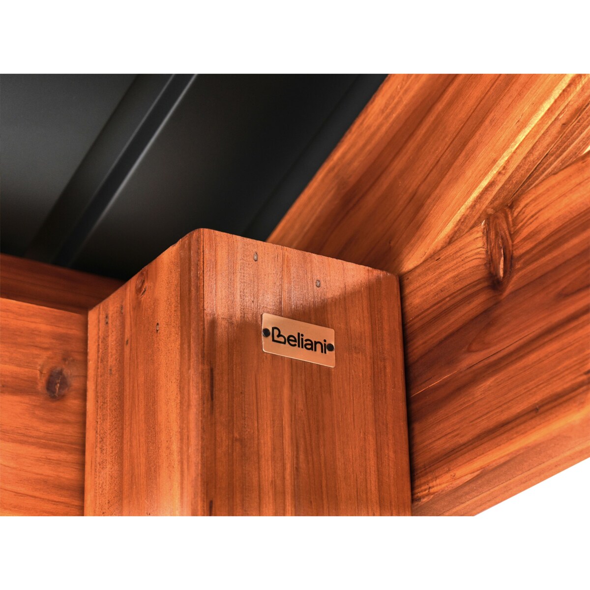 Pawilon ogrodowy 296 x 350 cm jasne drewno SECCHIA