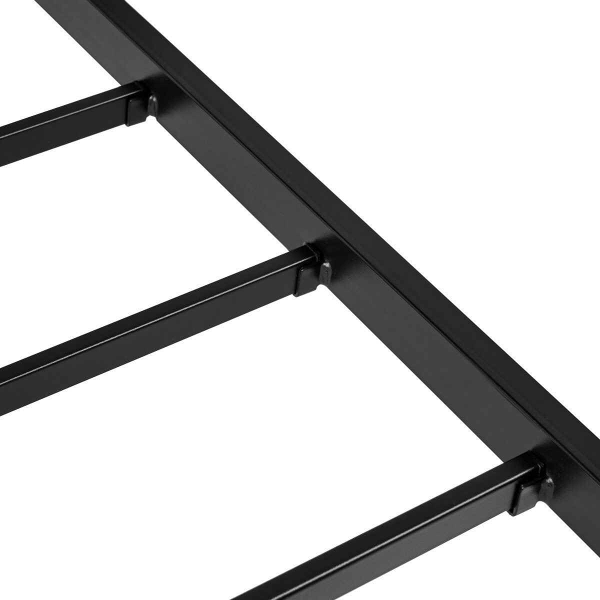 Łóżko Metal BREUILLET 180 x 200 cm Czarny